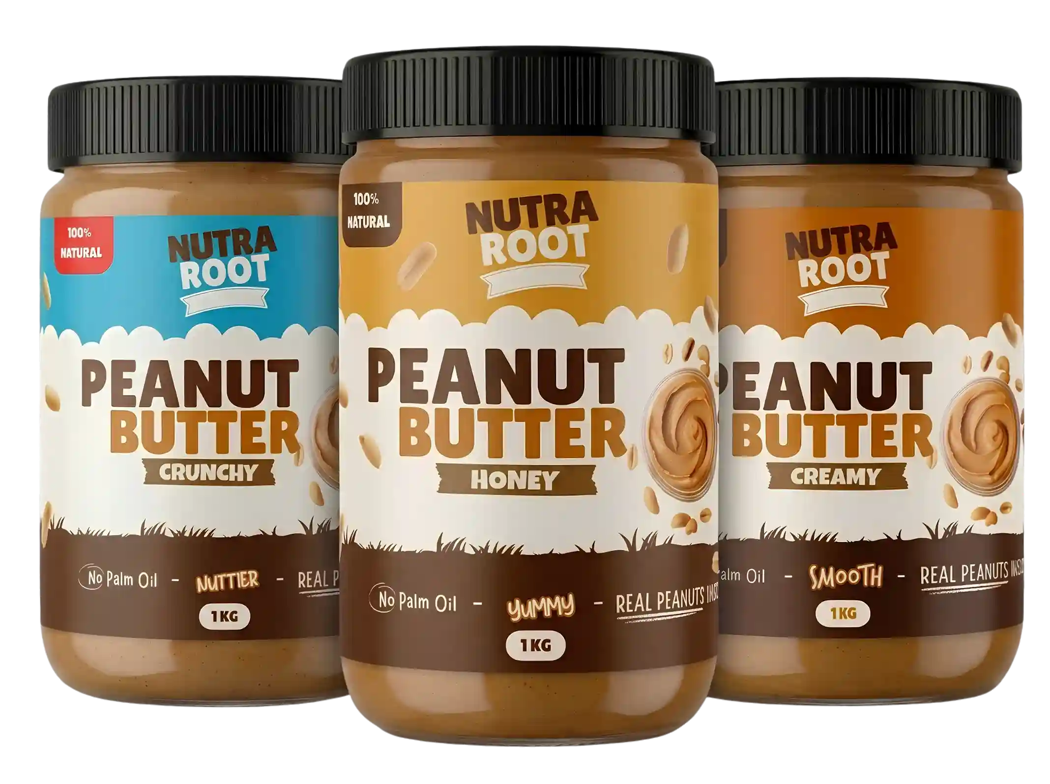 NutraRoot peanut butter products