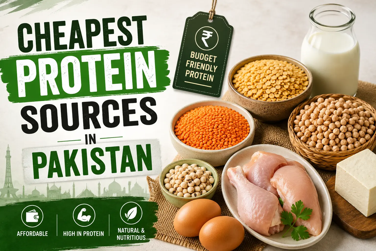 Cheapest Protein Sources in Pakistan β Ranked by Rs Per Gram